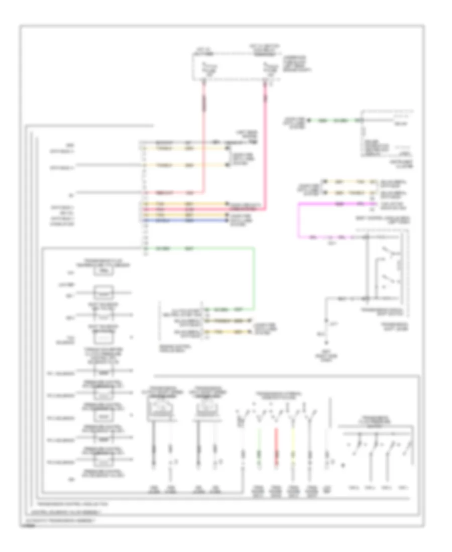 3.0L VIN 5, AT Wiring Diagram for GMC Terrain SLT 2012