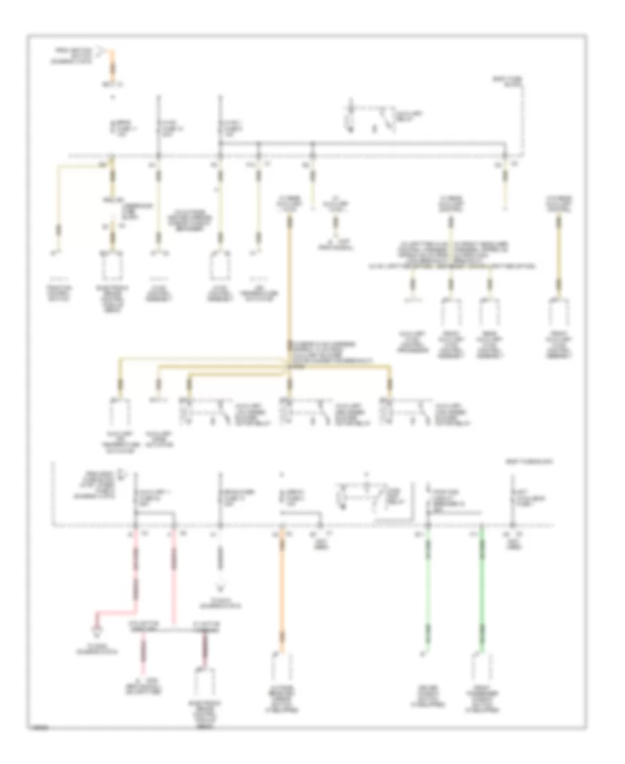 Power Distribution Wiring Diagram 5 of 6 for GMC Savana H2004 1500