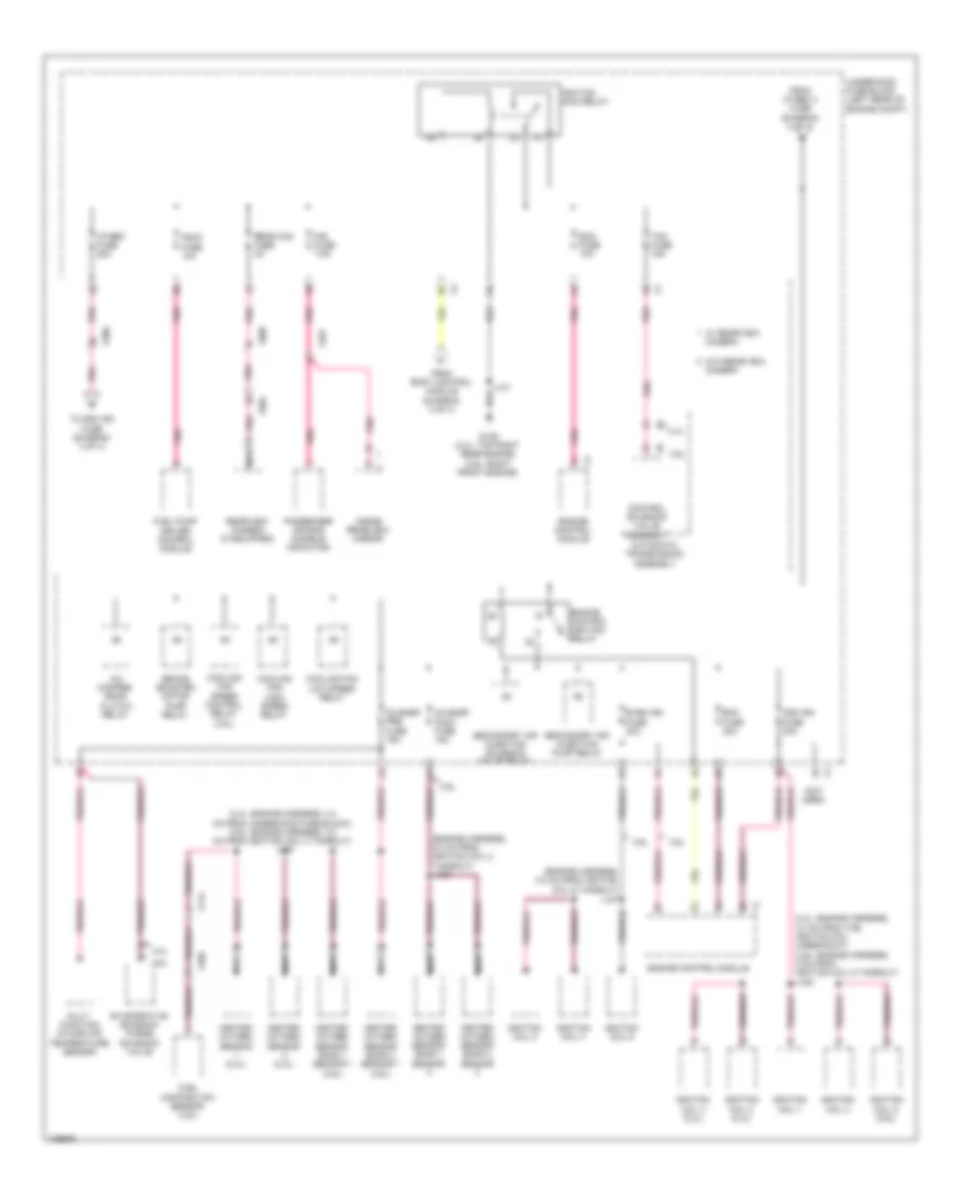 Power Distribution Wiring Diagram 4 of 4 for GMC Terrain Denali 2013