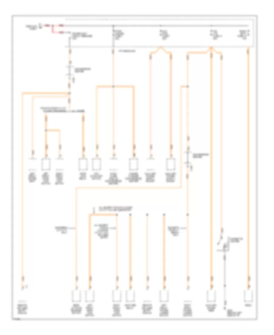 Power Distribution Wiring Diagram Diesel 3 of 6 for GMC CHD 1995 3500