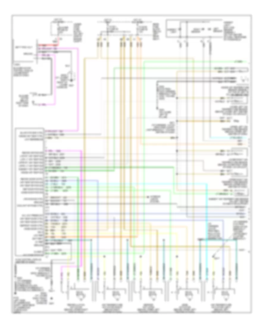 Automatic A C Wiring Diagram 1 of 3 for GMC Envoy XL 2006