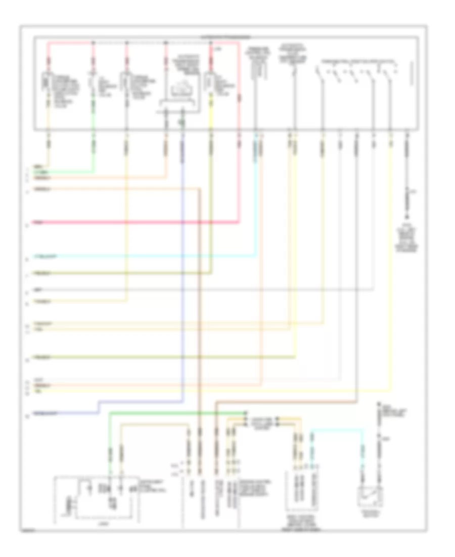 Transmission Wiring Diagram 2 of 2 for GMC Savana G2011 3500