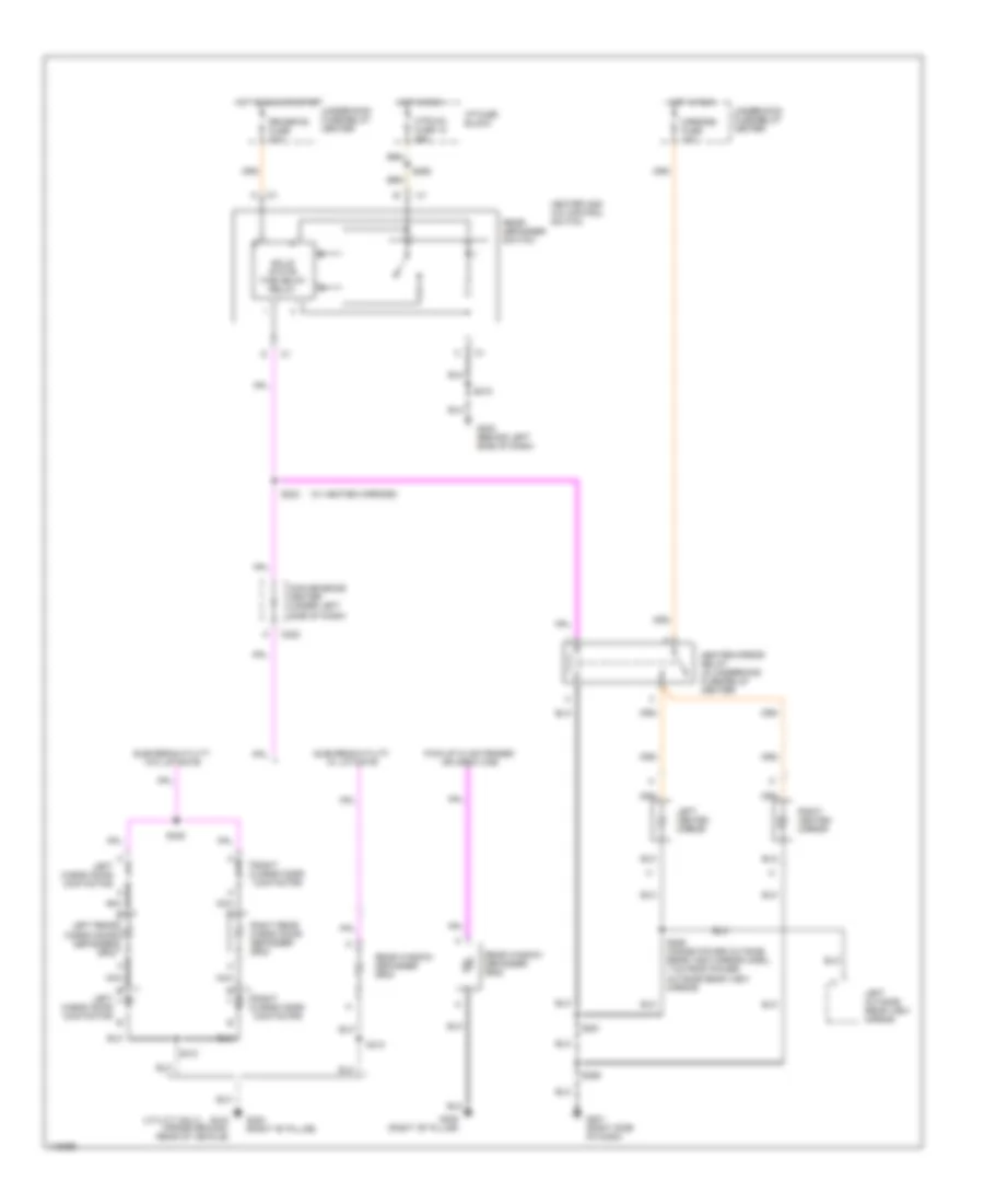 Defogger Wiring Diagram for GMC Pickup C1500 1999