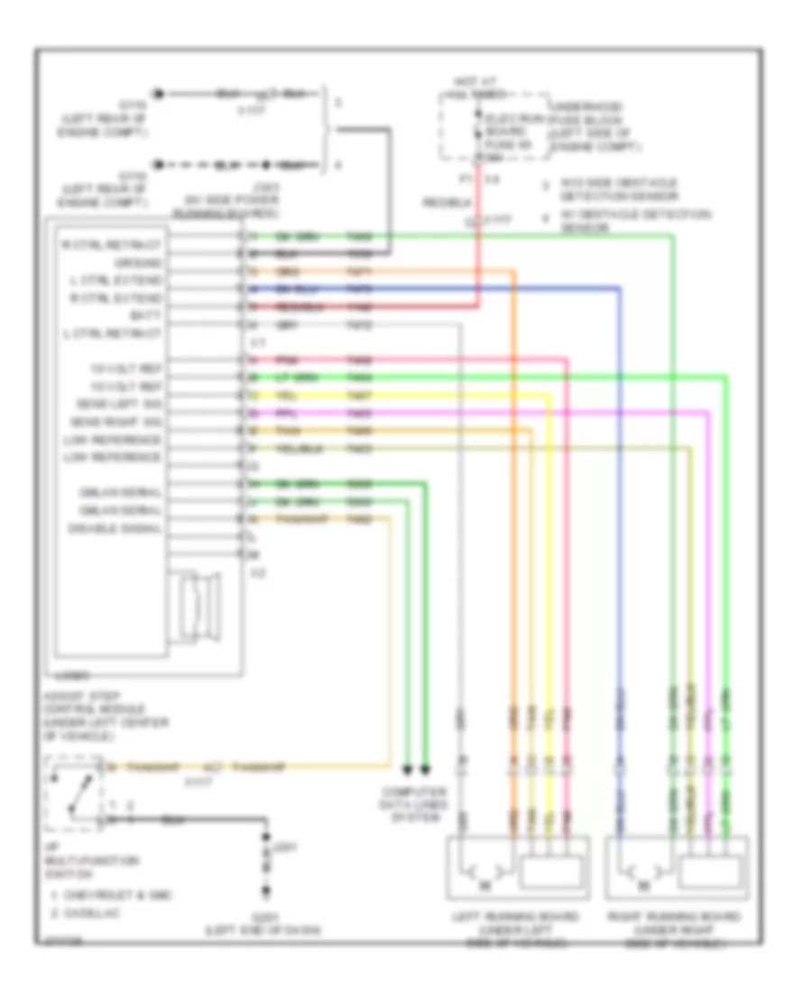 Retractable Running Boards Wiring Diagram for GMC Yukon 2012