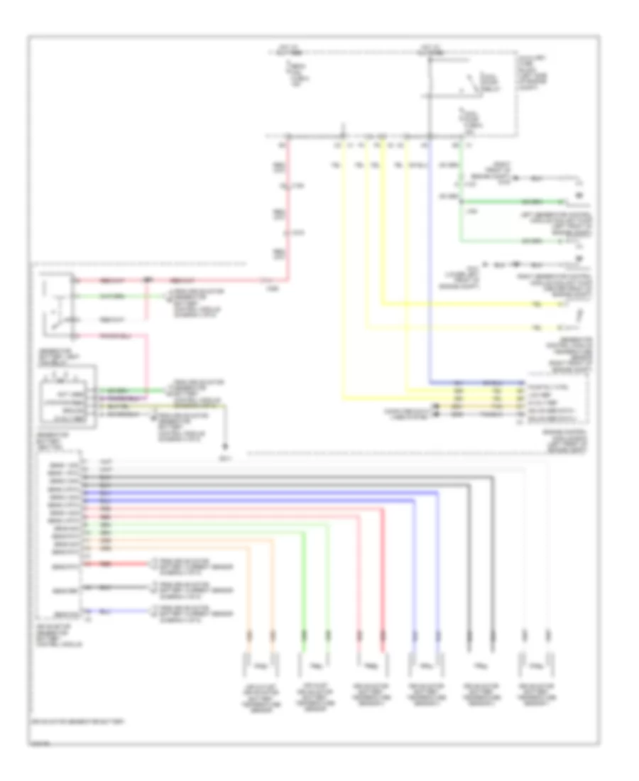 6.0L VIN J, Hybrid System Wiring Diagram (5 of 5) for GMC Yukon 2012