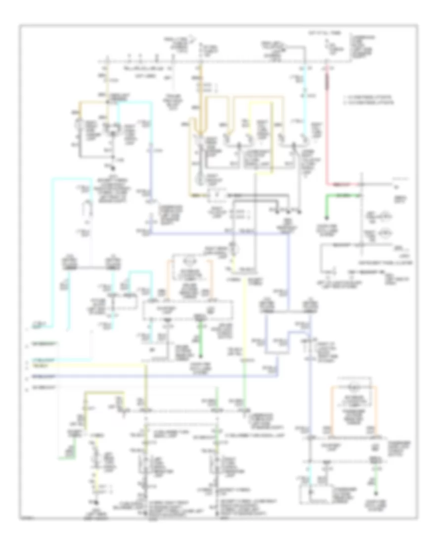 Exterior Lamps Wiring Diagram 2 of 2 for GMC Yukon 2012