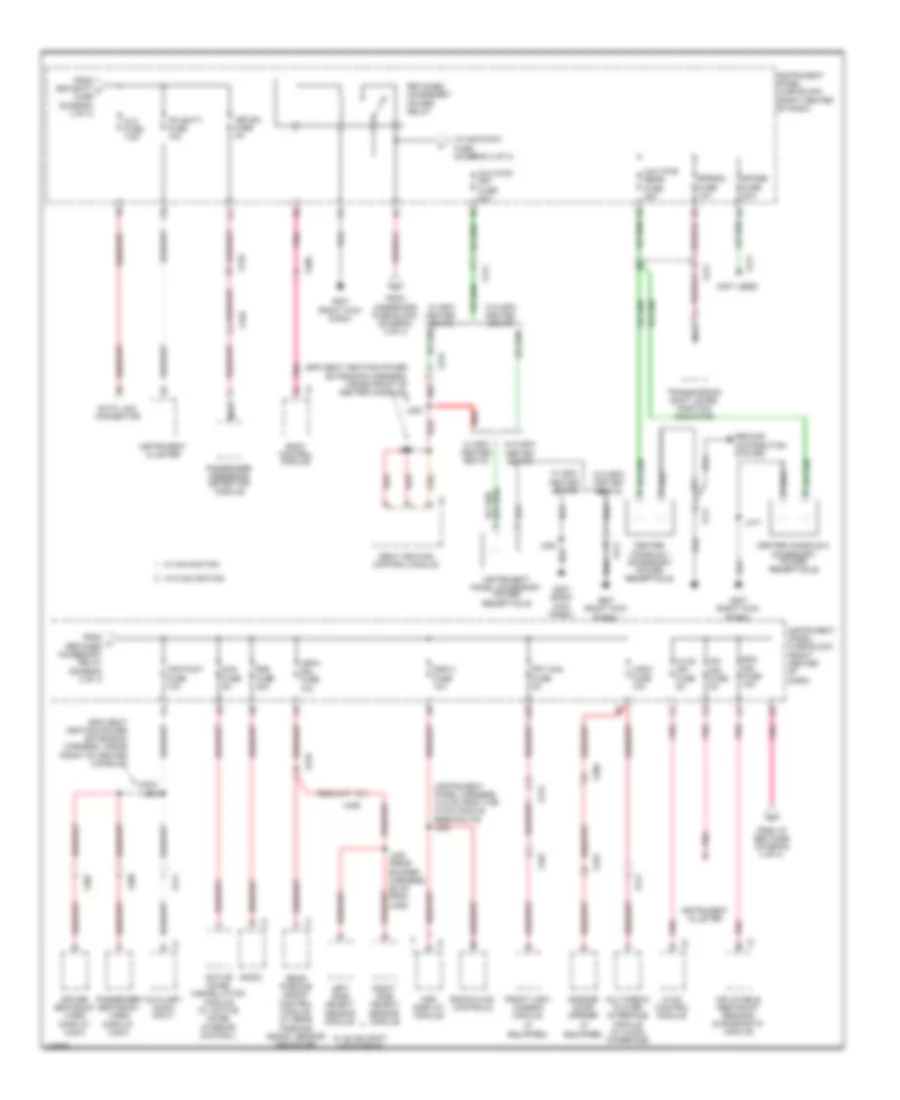 Power Distribution Wiring Diagram 3 of 4 for GMC Terrain SLE 2013