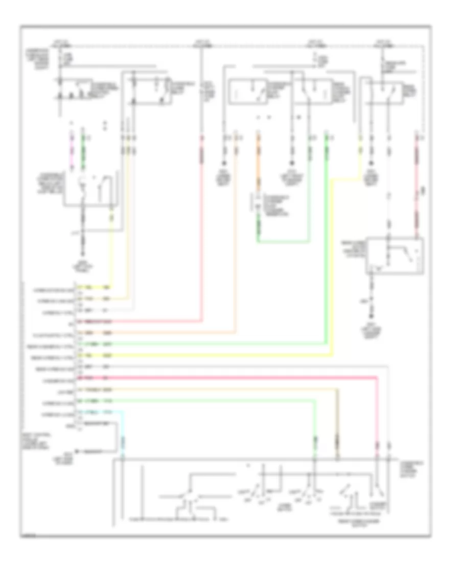 Wiper Washer Wiring Diagram for GMC Terrain SLE 2013