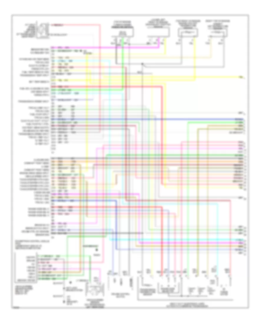 6.5L (VIN F), Engine Performance Wiring Diagrams (1 of 4) for GMC Rally Camper Special G3500 1996