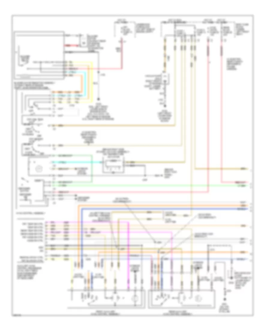 Manual AC Wiring Diagram, Passenger Van (1 of 3) for GMC Savana H1500 2011