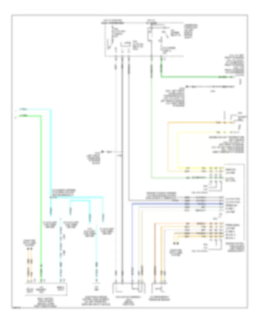 Manual AC Wiring Diagram, Passenger Van (3 of 3) for GMC Savana H1500 2011