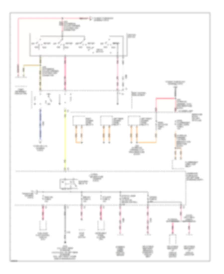 Power Distribution Wiring Diagram 3 of 5 for GMC Savana H2011 1500