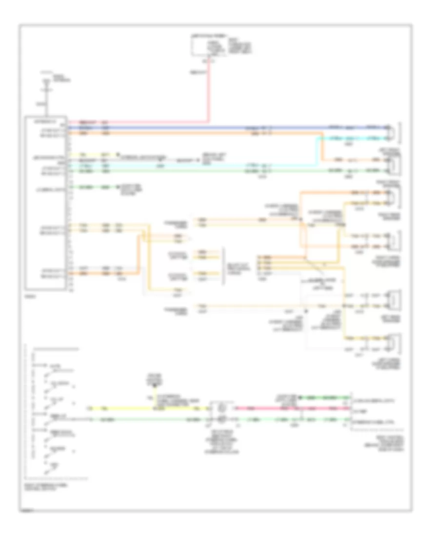 Radio Wiring Diagram for GMC Savana H2011 1500