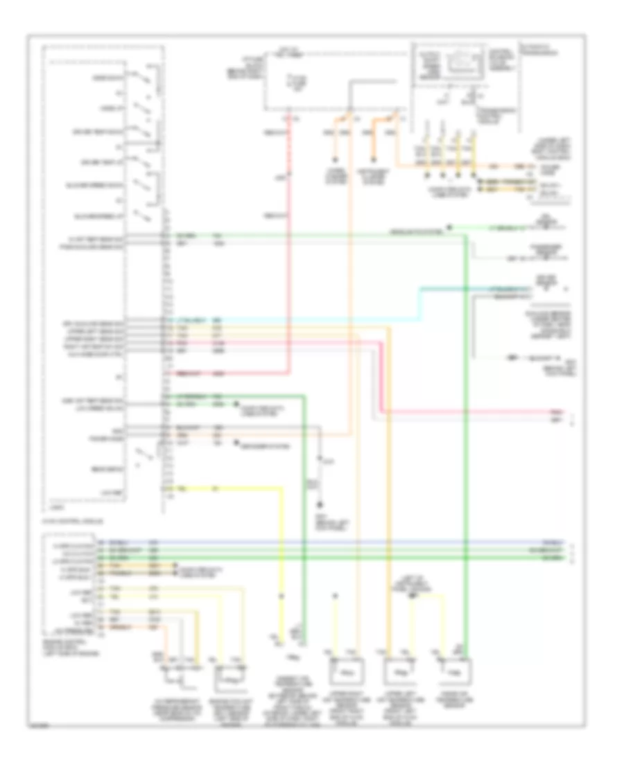 Automatic A C Wiring Diagram 1 of 4 for GMC Acadia SLT 2009