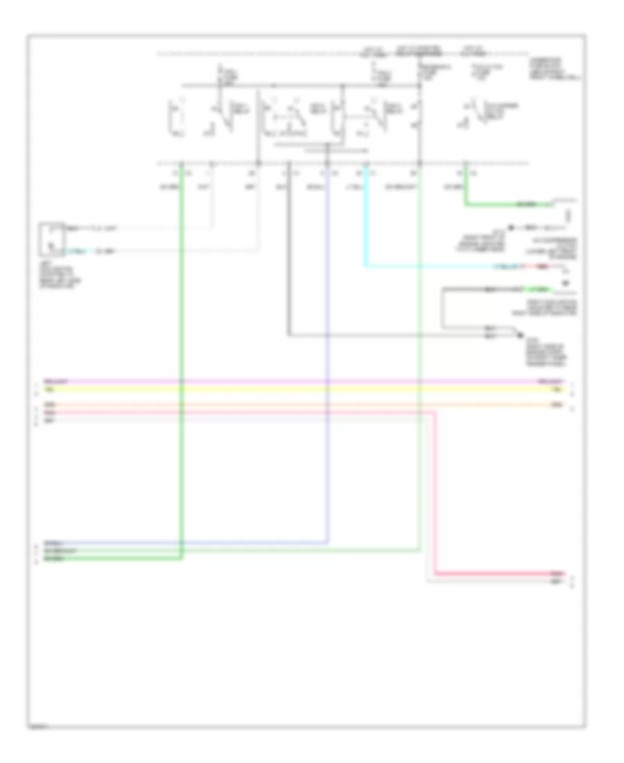 Manual AC Wiring Diagram (2 of 4) for GMC Acadia SLT 2009