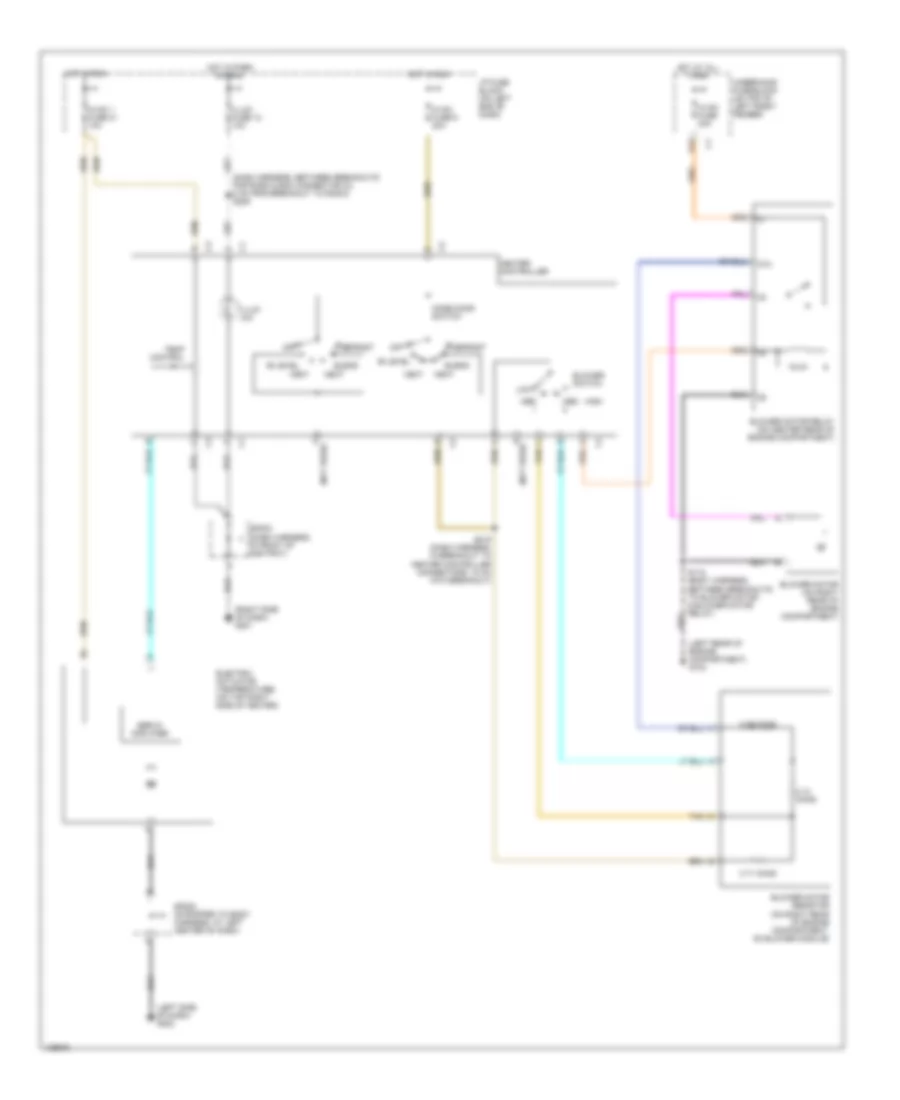 Heater Wiring Diagram for GMC Sonoma 2001