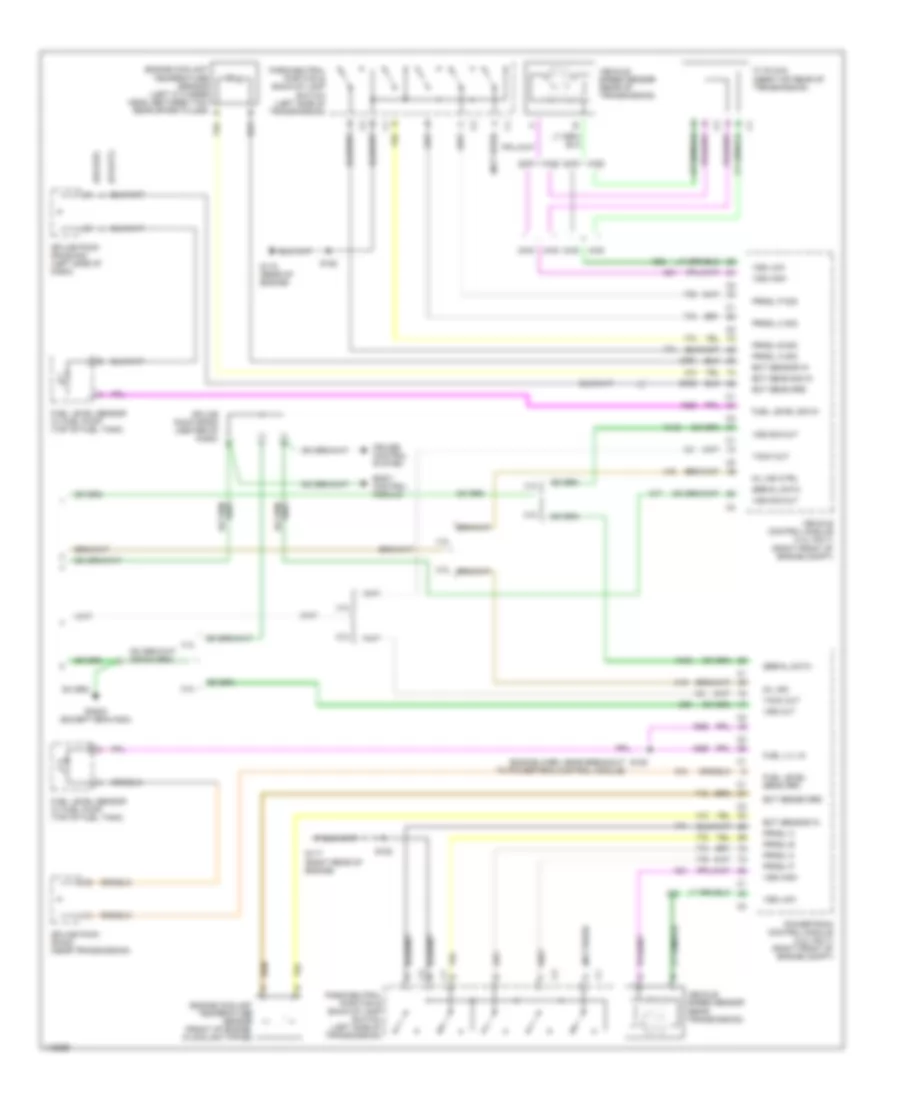 Instrument Cluster Wiring Diagram 2 of 2 for GMC Sonoma 2001