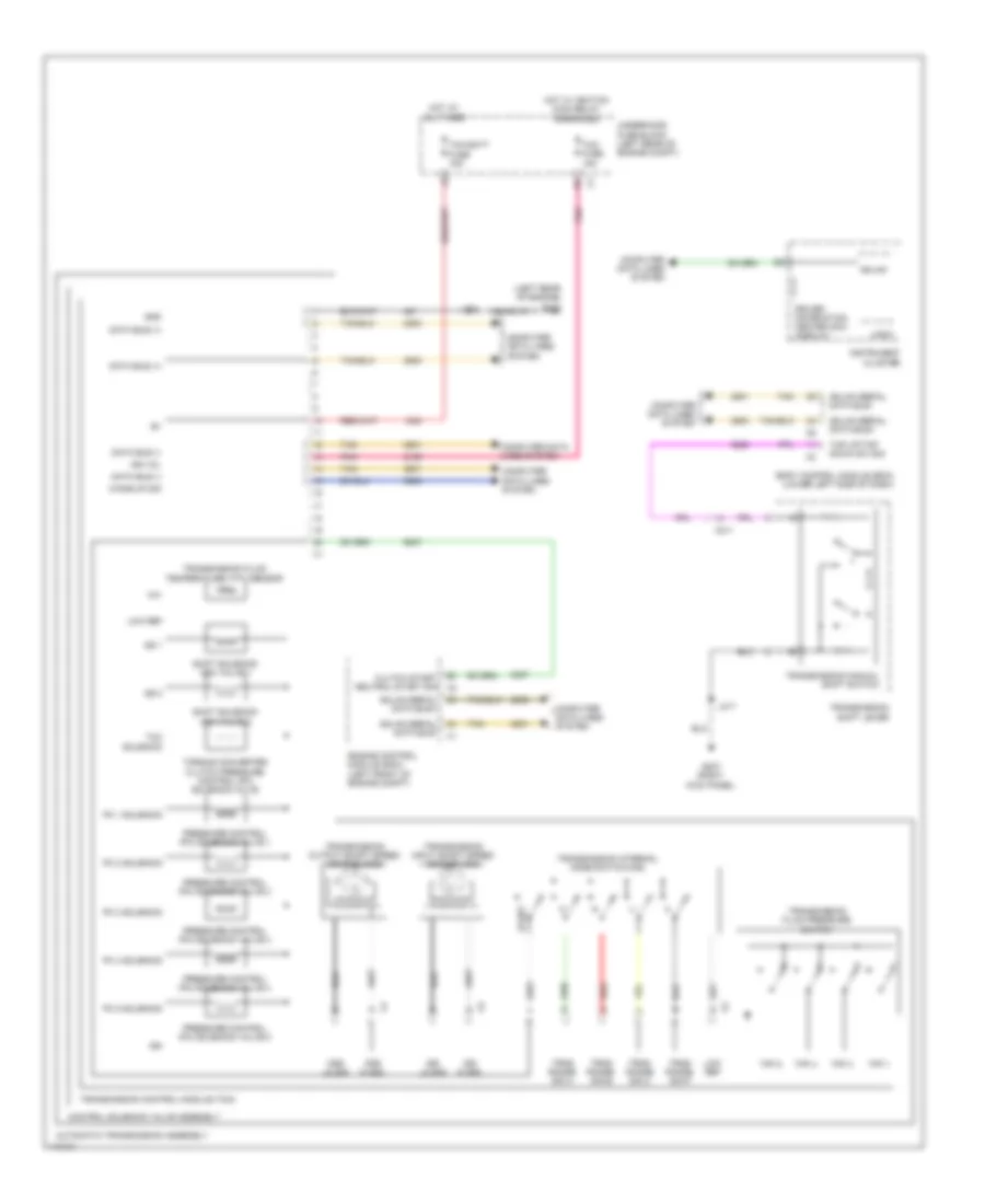 3.6L VIN 3, AT Wiring Diagram for GMC Terrain SLT 2013