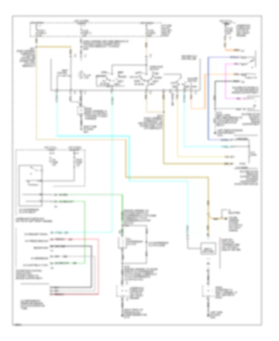 2 2L VIN 4 Manual A C Wiring Diagram for GMC Sonoma 2000