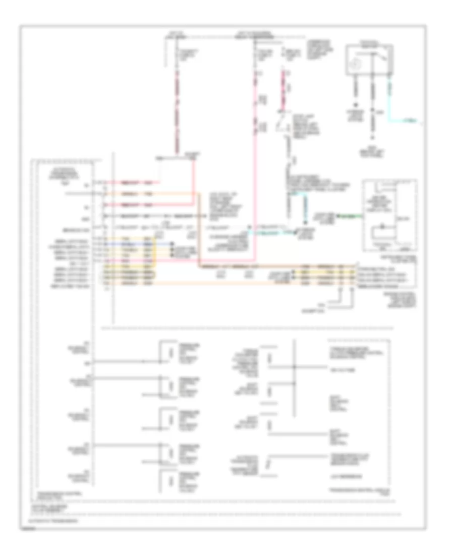 Transmission Wiring Diagram 1 of 2 for GMC Savana Special G2011 3500