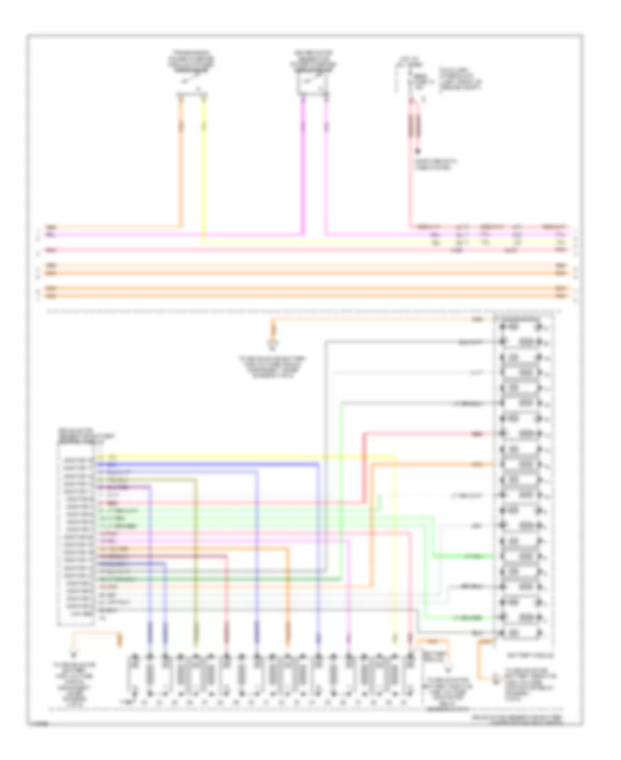 6.0L VIN J, Hybrid System Wiring Diagram (3 of 5) for GMC Yukon 2013