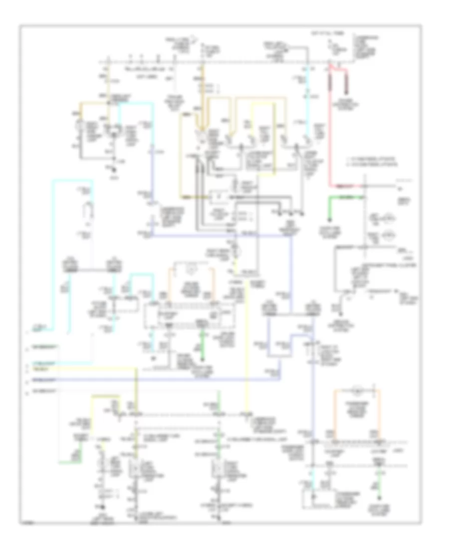 Exterior Lamps Wiring Diagram 2 of 2 for GMC Yukon 2013