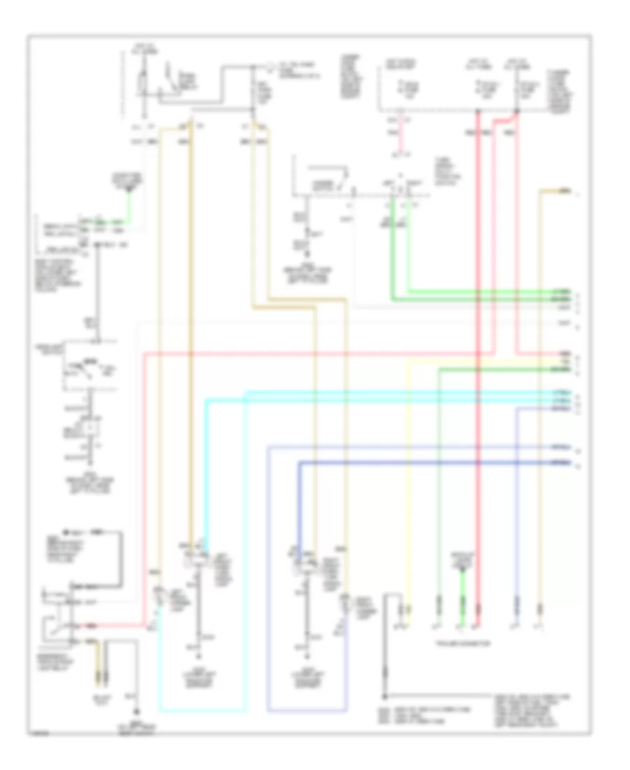 Exterior Lamps Wiring Diagram (1 of 3) for GMC Sierra 1500 2004