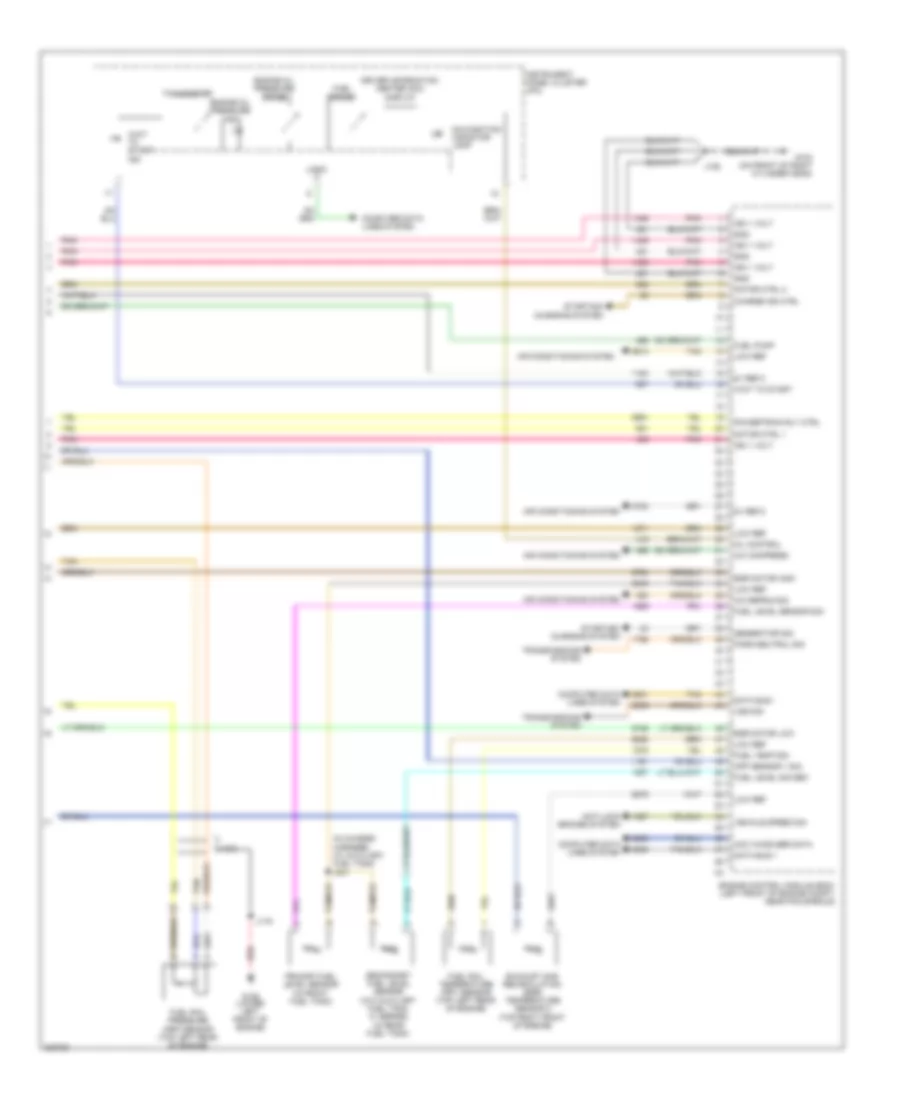 6 6L VIN 6 Engine Performance Wiring Diagram 5 of 5 for GMC Cab  Chassis Sierra HD 2009 3500