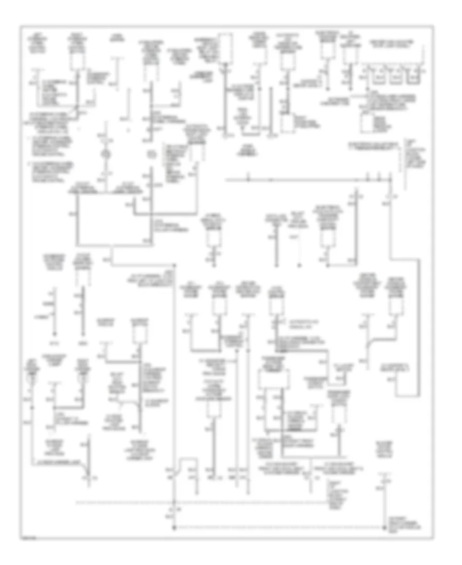 Ground Distribution Wiring Diagram (3 of 6) for GMC Cab  Chassis Sierra 3500 HD 2009