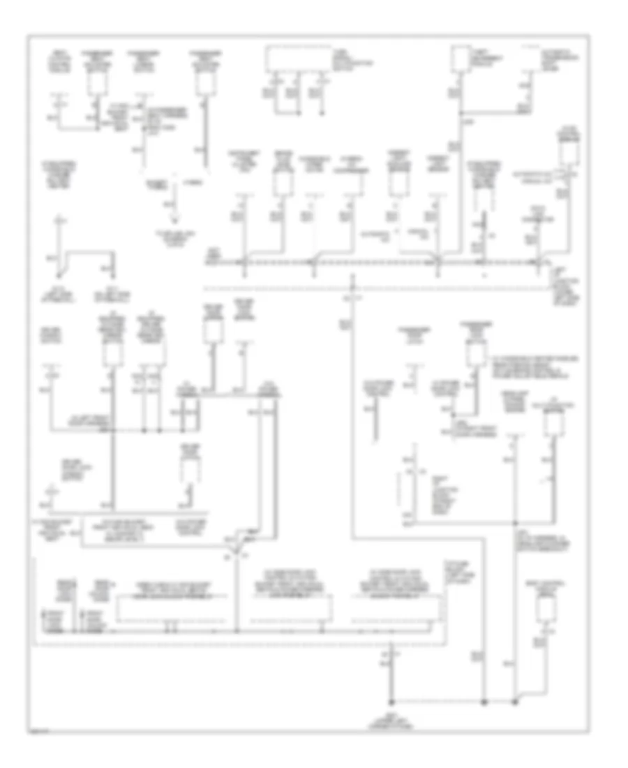 Ground Distribution Wiring Diagram (4 of 6) for GMC Cab  Chassis Sierra 3500 HD 2009