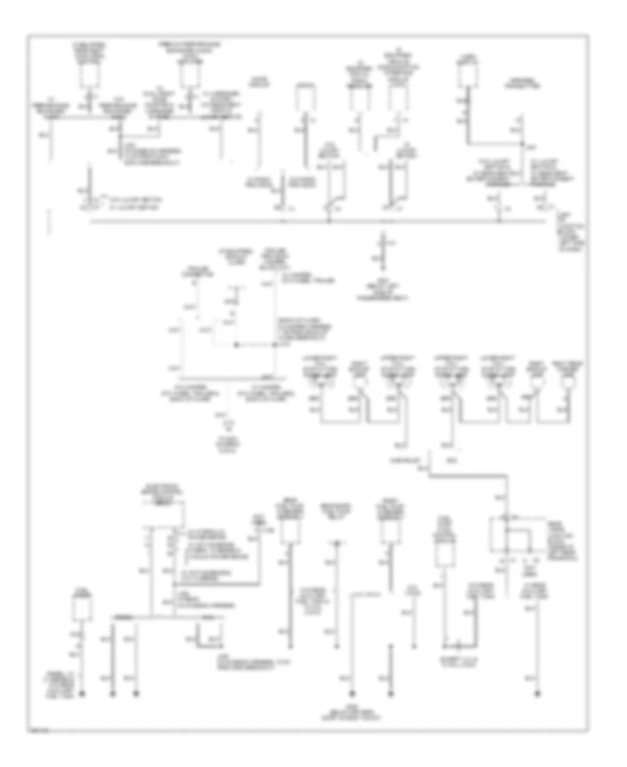 Ground Distribution Wiring Diagram (5 of 6) for GMC Cab  Chassis Sierra 3500 HD 2009