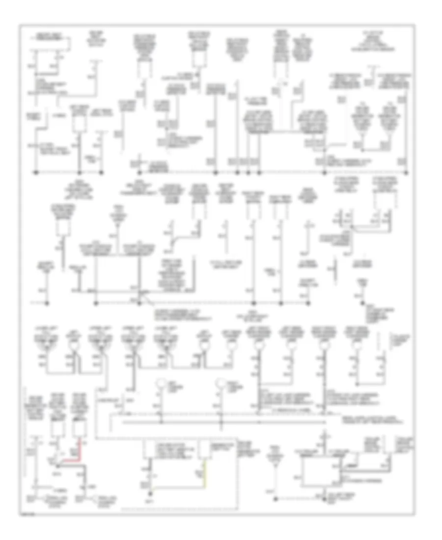 Ground Distribution Wiring Diagram (6 of 6) for GMC Cab  Chassis Sierra 3500 HD 2009