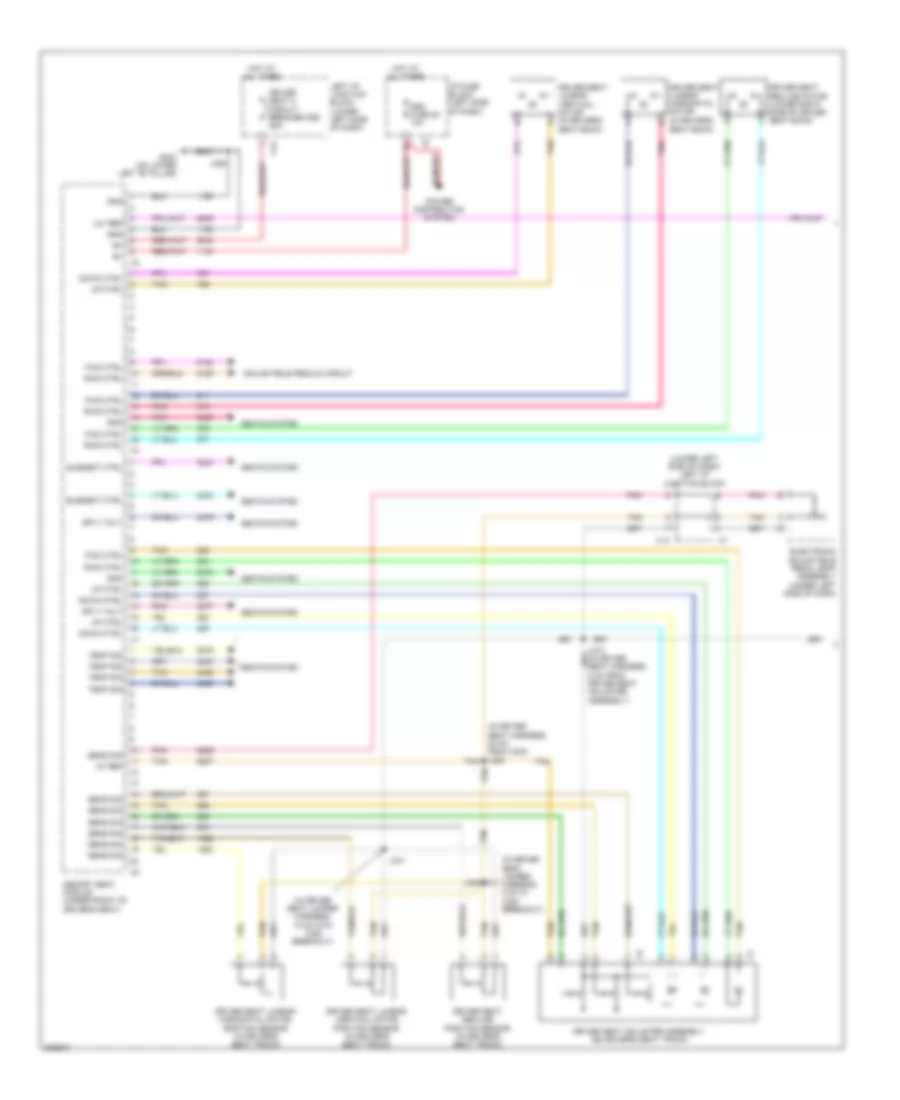 Drivers Memory Seat Wiring Diagram (1 of 2) for GMC Cab  Chassis Sierra 3500 HD 2009