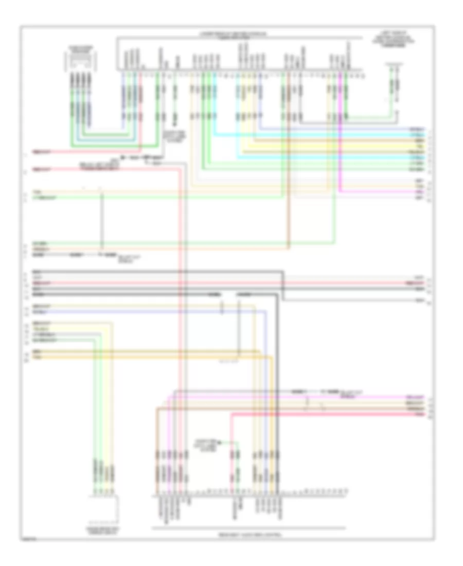 Navigation Wiring Diagram, with Y91  with UQA (2 of 3) for GMC Cab  Chassis Sierra 3500 HD 2009