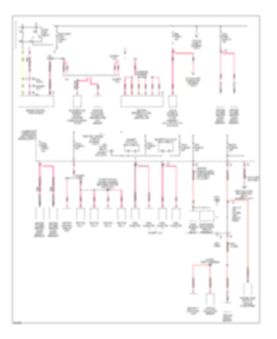 6.6L VIN K, Power Distribution Wiring Diagram (6 of 7) for GMC Cab  Chassis Sierra 3500 HD 2009