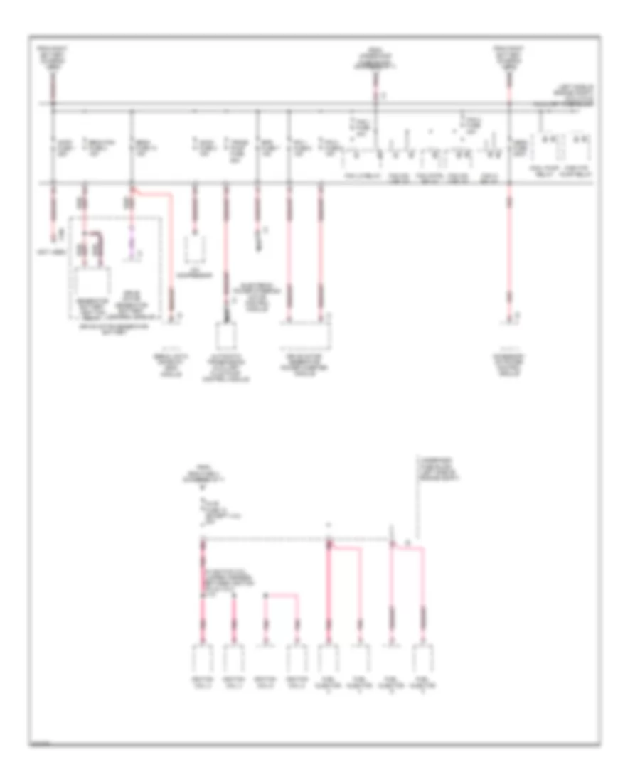 6.6L VIN K, Power Distribution Wiring Diagram (7 of 7) for GMC Cab  Chassis Sierra 3500 HD 2009