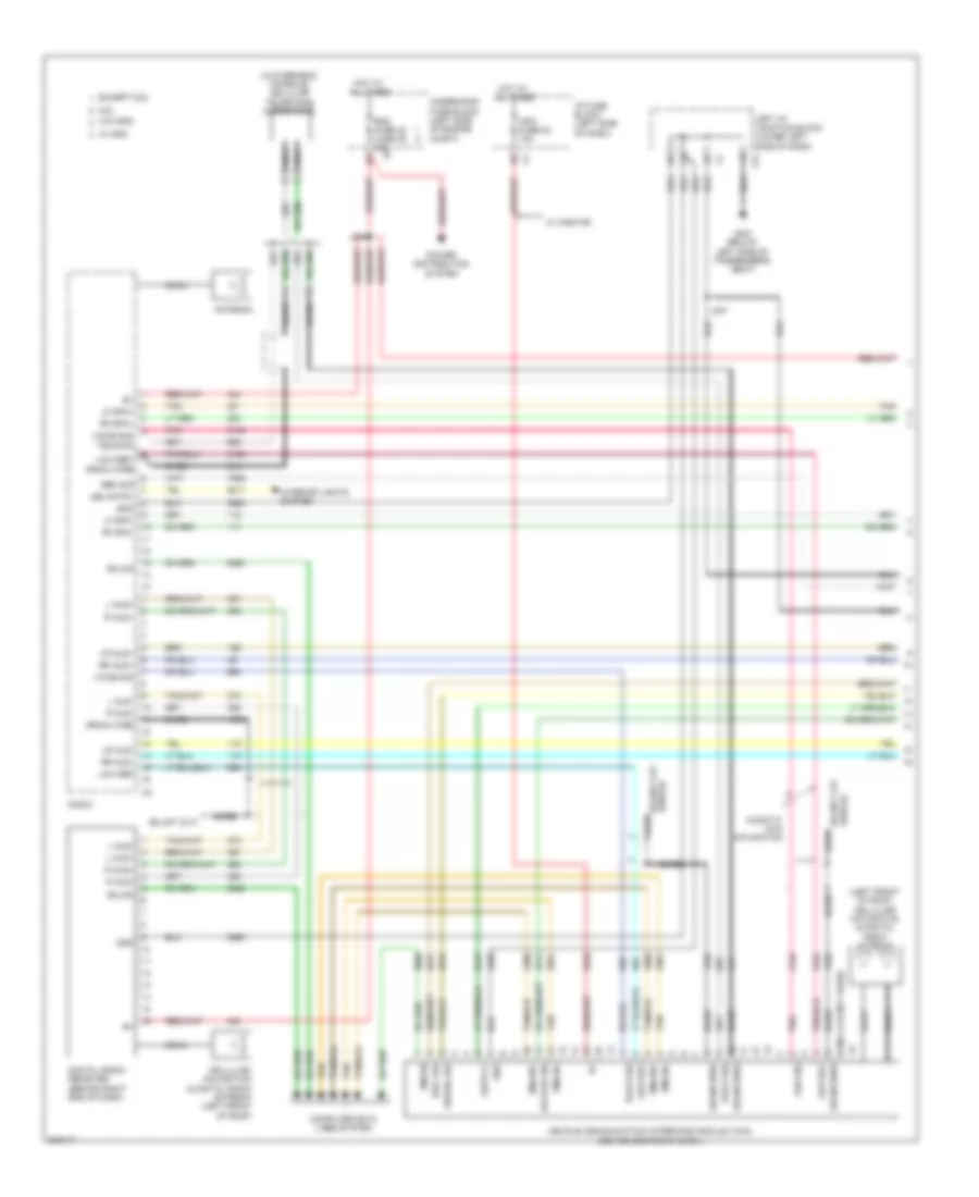 Radio Wiring Diagram, with Y91  without UQA (1 of 3) for GMC Cab  Chassis Sierra 3500 HD 2009