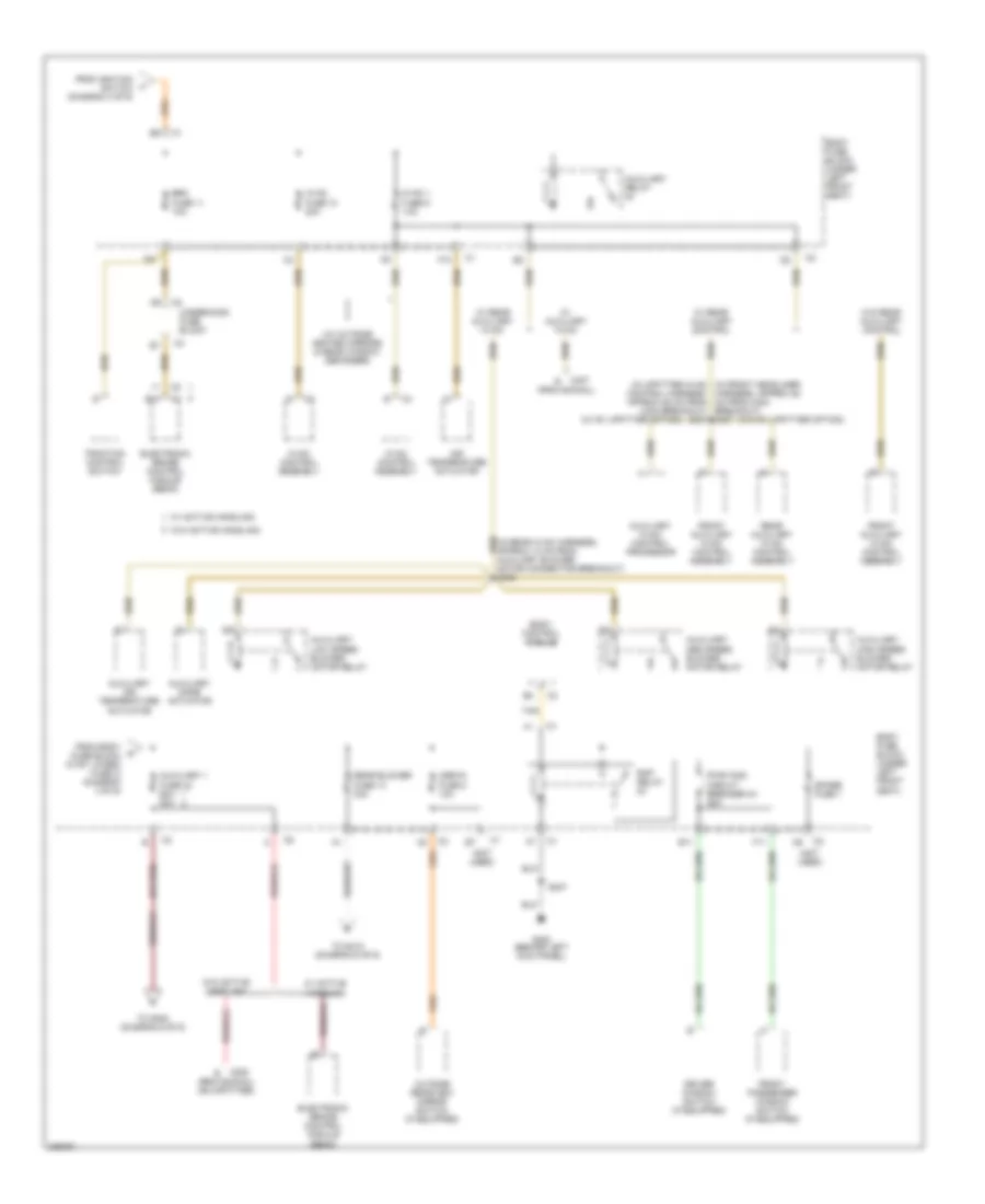 Power Distribution Wiring Diagram 5 of 6 for GMC Savana G2006 1500