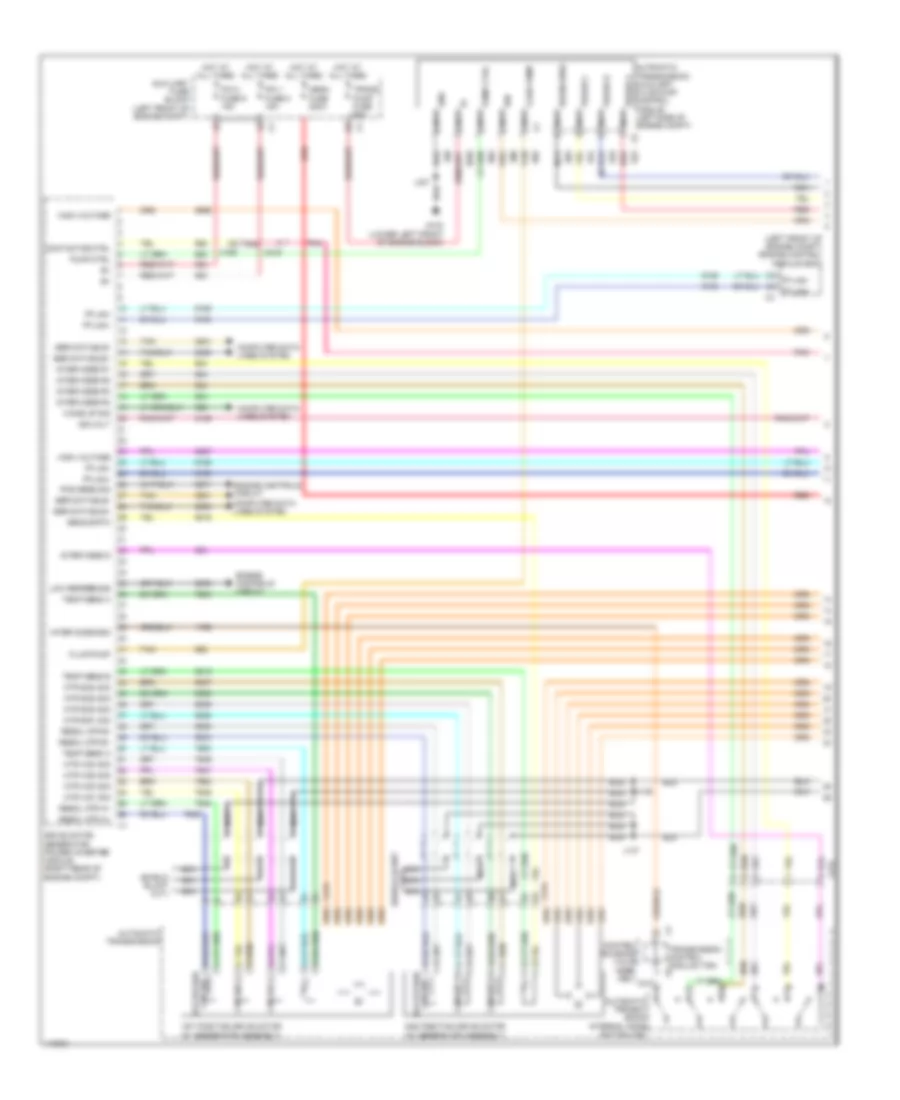 6.0L VIN J, Hybrid System Wiring Diagram (1 of 5) for GMC Yukon Denali 2013