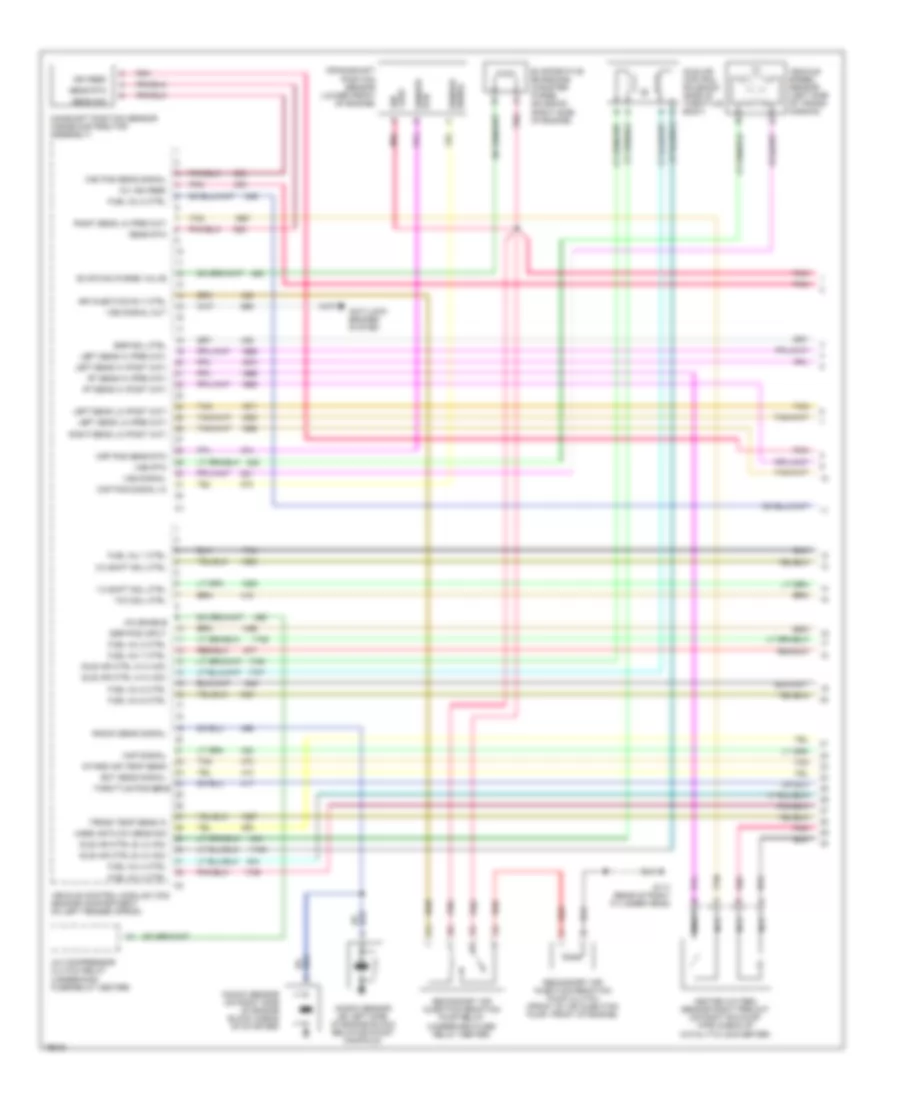 7.4L (VIN J), Engine Performance Wiring Diagrams (1 of 4) for GMC Savana Camper Special G3500 1996