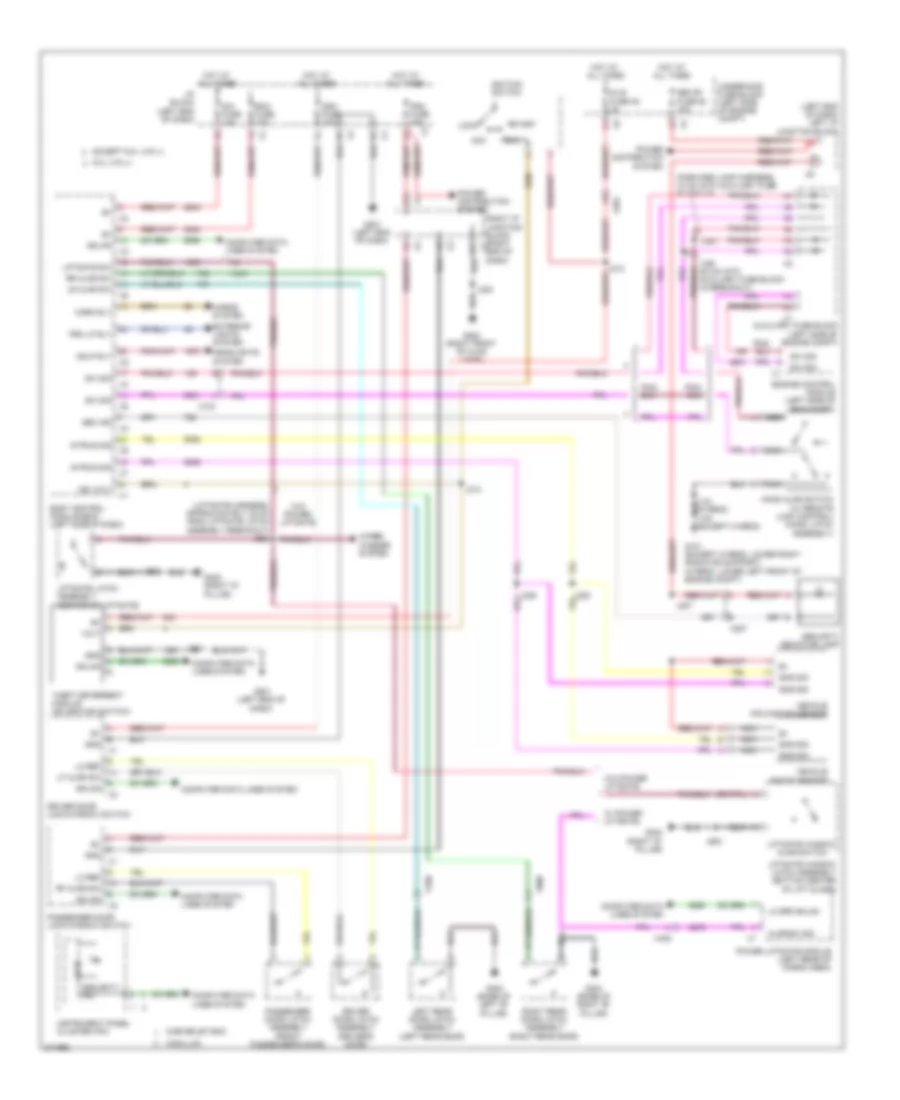 Anti theft Wiring Diagram for GMC Yukon XL C2012 1500