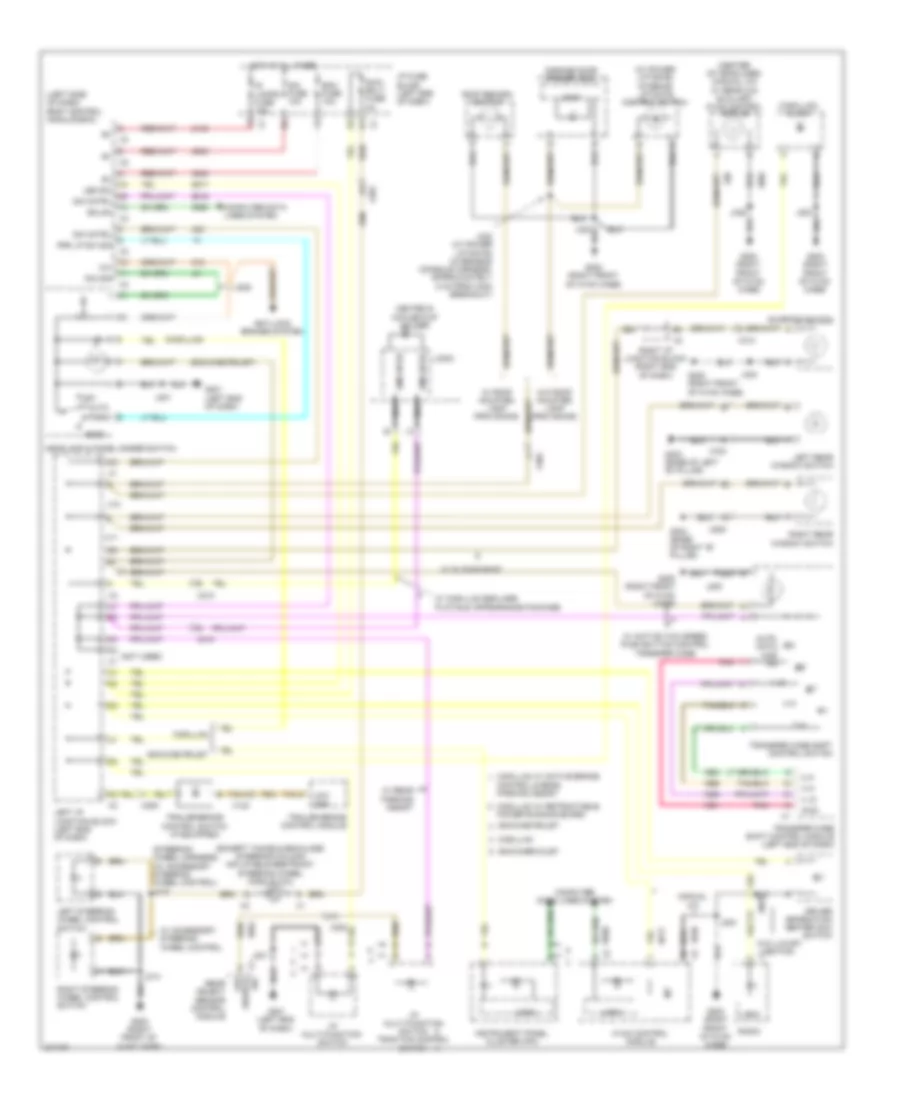 Instrument Illumination Wiring Diagram for GMC Yukon XL C2012 1500