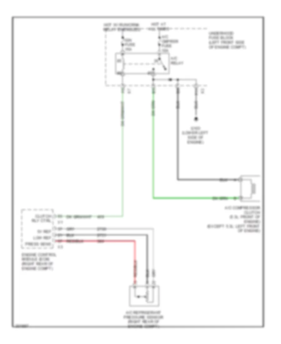 Compressor Wiring Diagram for GMC Canyon 2009
