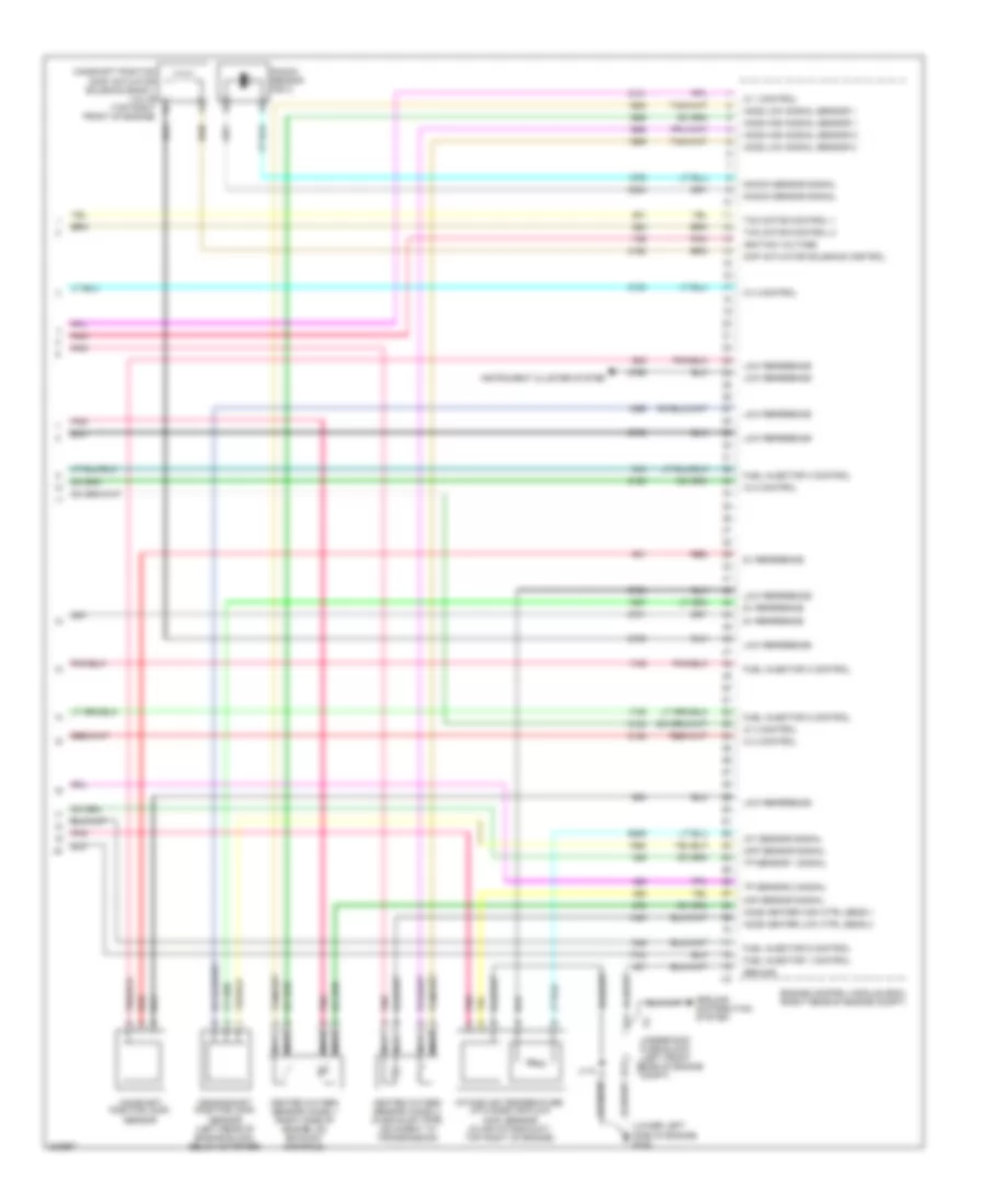 3 7L VIN E Engine Performance Wiring Diagram 5 of 5 for GMC Canyon 2009