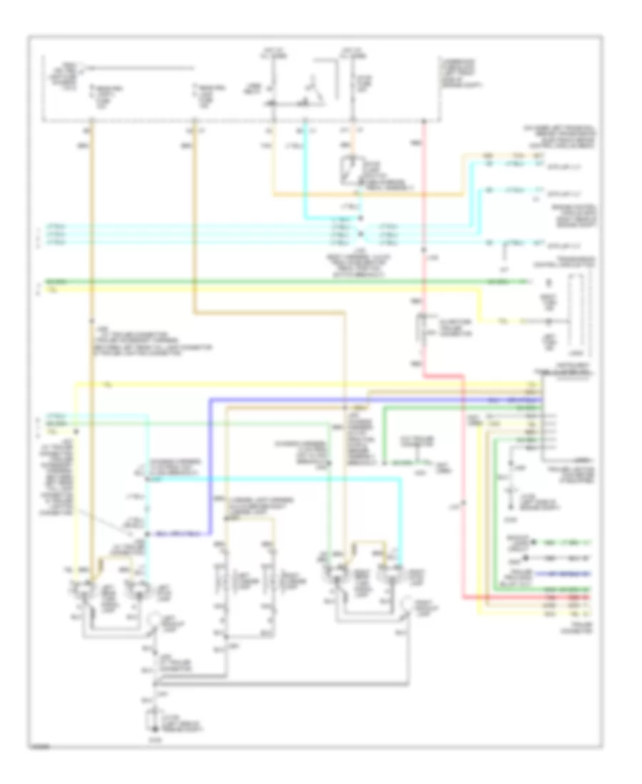 Exterior Lamps Wiring Diagram (2 of 2) for GMC Canyon 2009