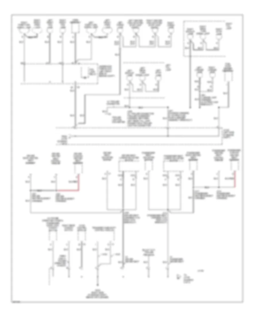 Ground Distribution Wiring Diagram (2 of 3) for GMC Canyon 2009
