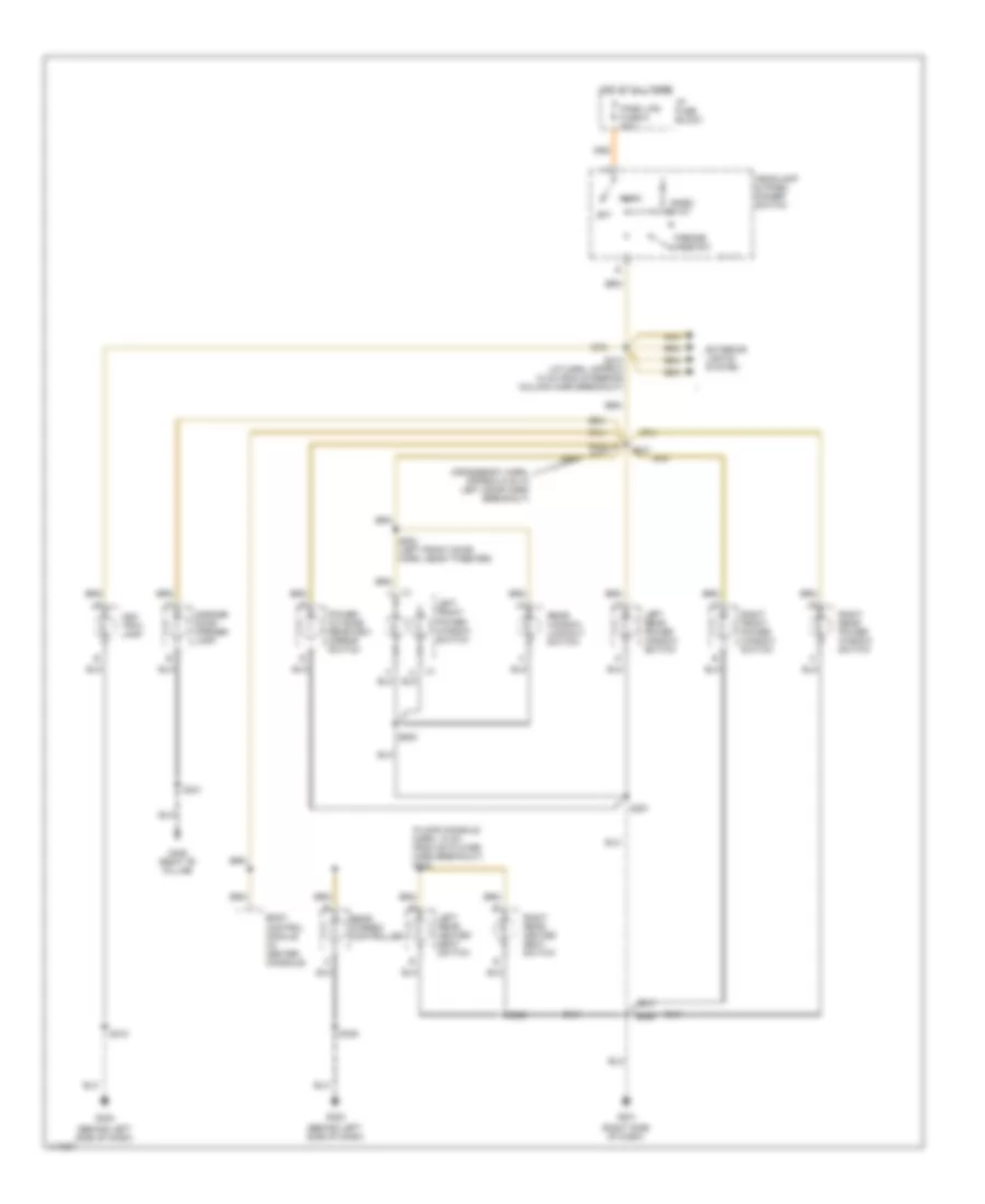 Instrument Illumination Wiring Diagram 2 of 2 for GMC Pickup C1999 3500