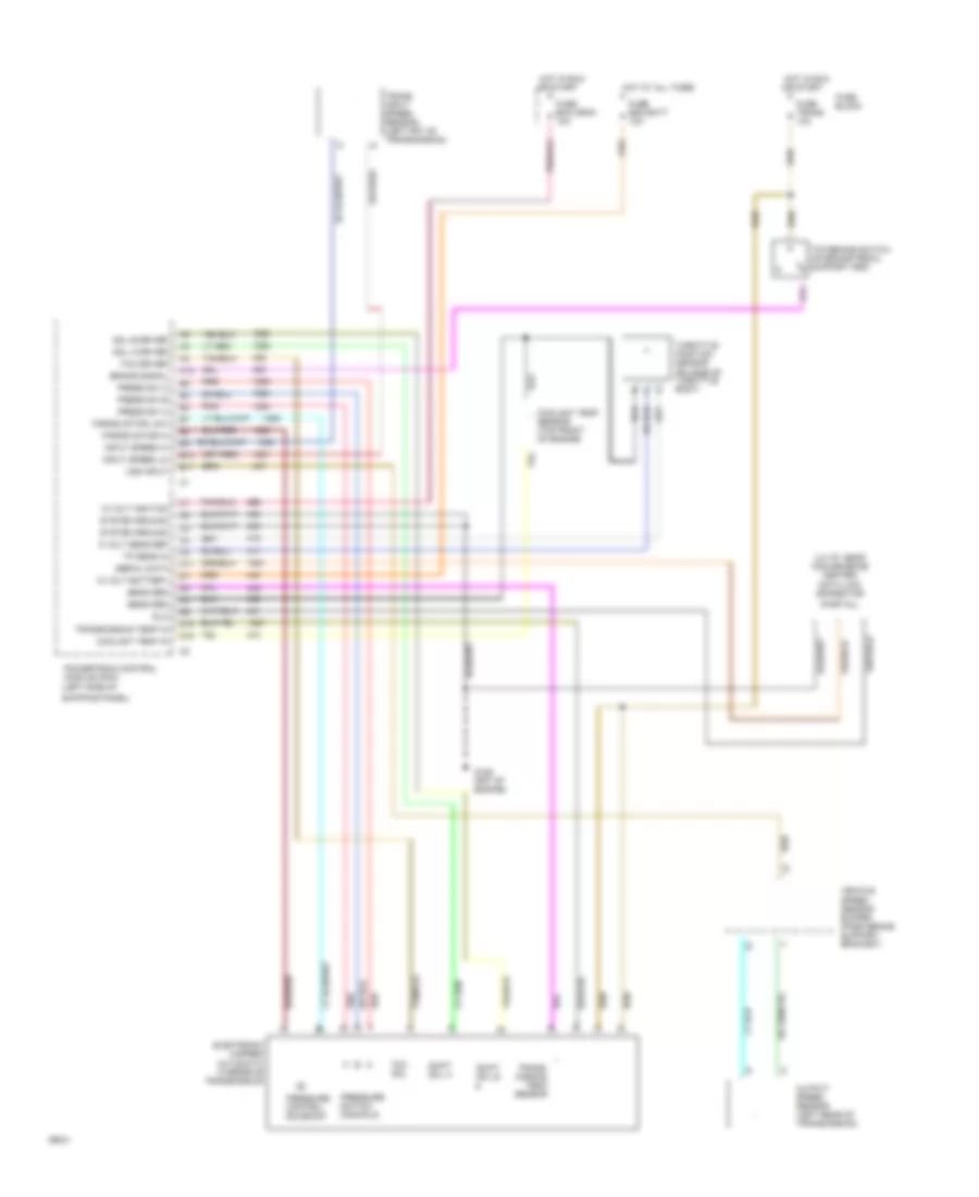 4 3L VIN Z Transmission Wiring Diagram 4L80 E for GMC Forward Control P1993 3500