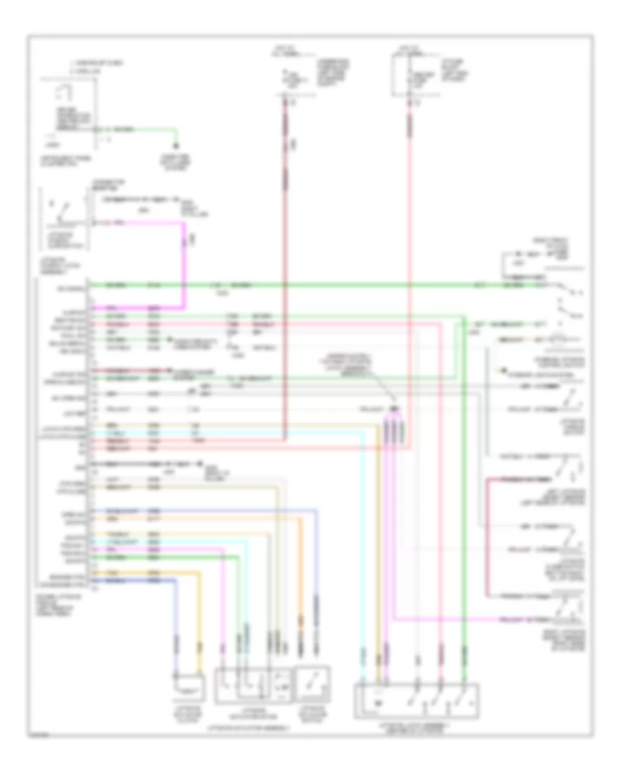 Power Liftgate Wiring Diagram for GMC Yukon XL C2500 2012