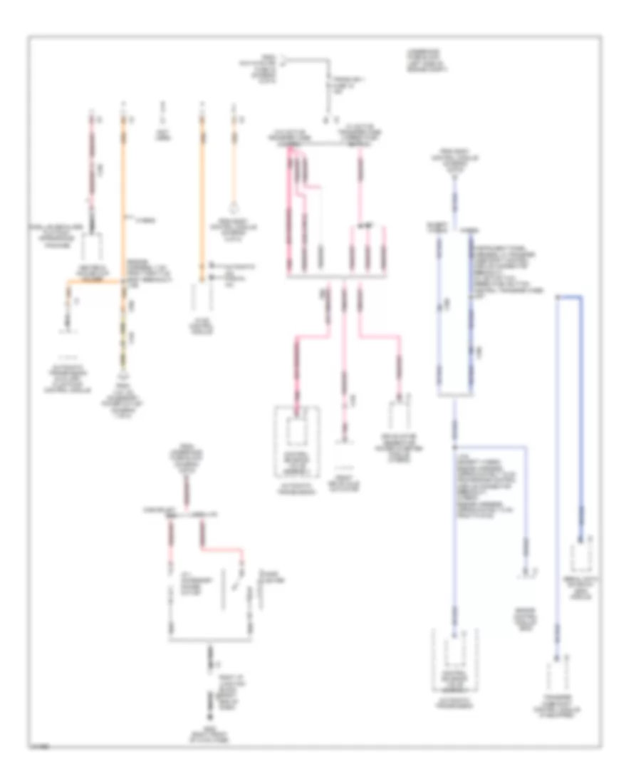 Power Distribution Wiring Diagram (8 of 8) for GMC Yukon XL C2500 2012
